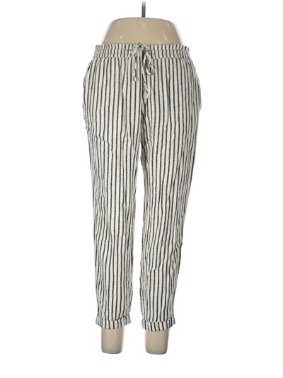 Pre-owned Old Navy Linen Pants In Silver