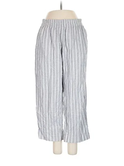 Pre-owned Old Navy Linen Pants In Silver