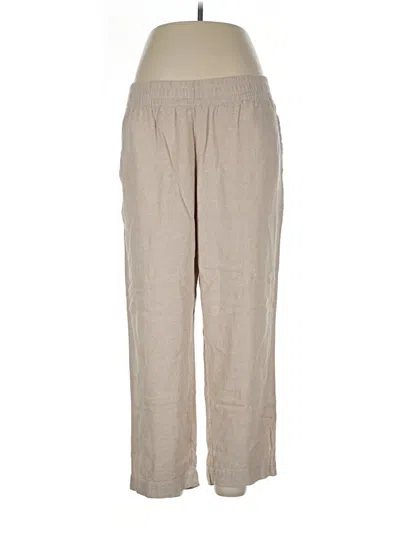 Pre-owned Old Navy Linen Pants In Tan