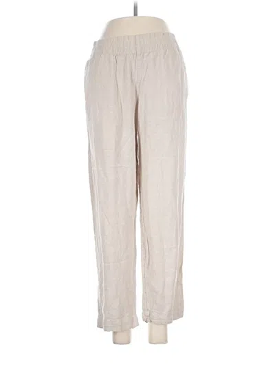 Pre-owned Old Navy Linen Pants In Tan