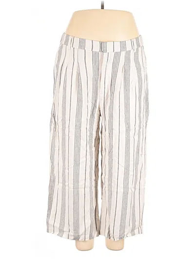 Pre-owned Old Navy Linen Pants In White