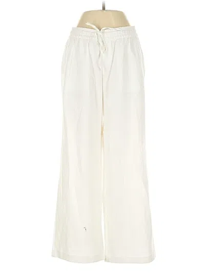 Pre-owned Old Navy Linen Pants In White