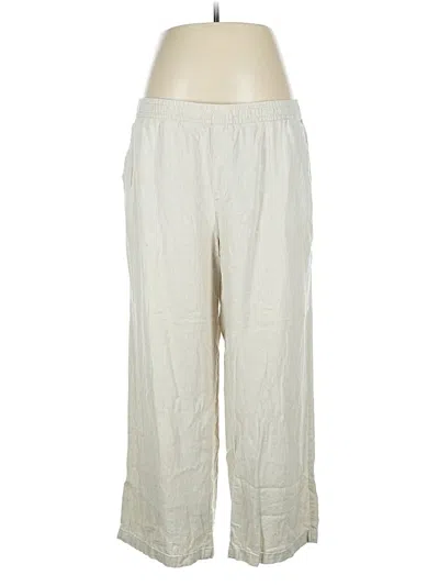 Pre-owned Old Navy Linen Pants In White