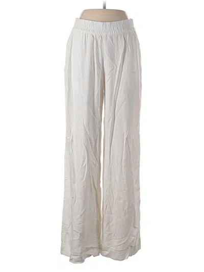 Pre-owned Old Navy Linen Pants In White