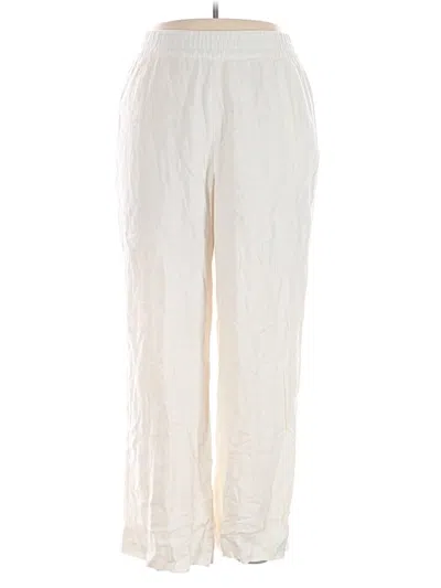 Pre-owned Old Navy Linen Pants In White