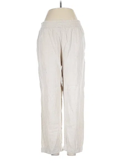 Pre-owned Old Navy Linen Pants In White