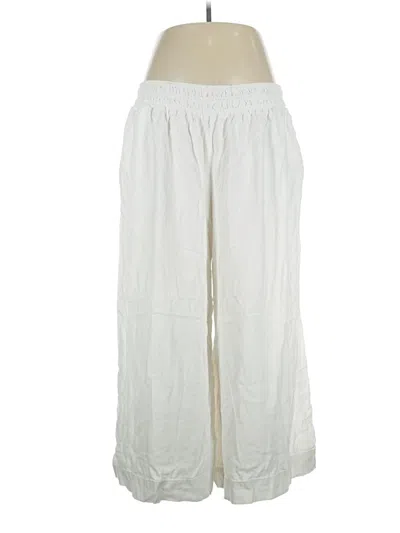 Pre-owned Old Navy Linen Pants In White