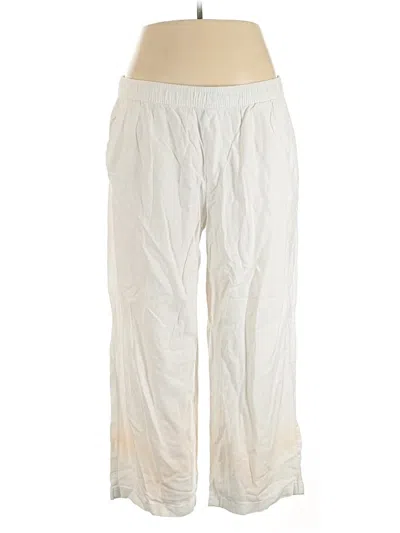 Pre-owned Old Navy Linen Pants In White