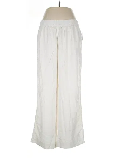Pre-owned Old Navy Linen Pants In White