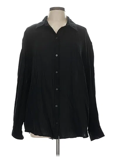 Old Navy Long Sleeve Blouse In Animal Print