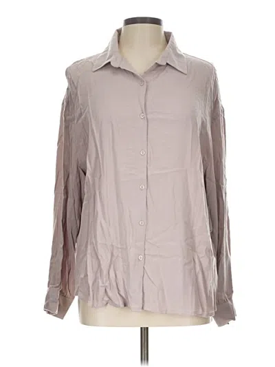 Old Navy Long Sleeve Blouse In Gray