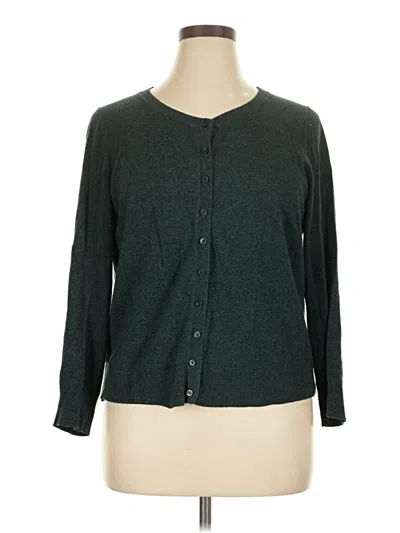Pre-owned Old Navy Long Sleeve Blouse In Green