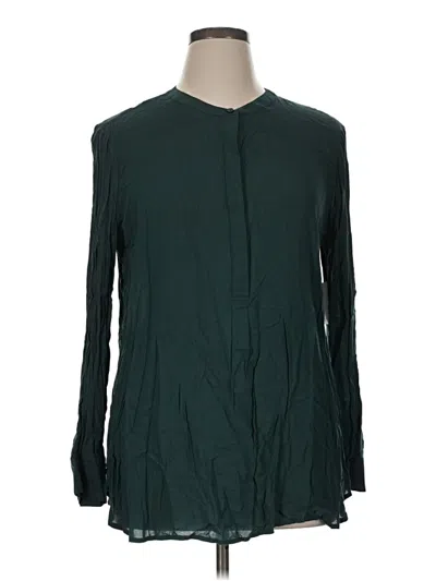 Old Navy Long Sleeve Blouse In Green