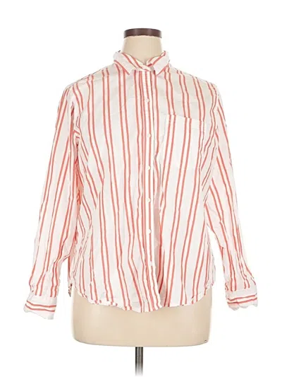 Pre-owned Old Navy Long Sleeve Blouse In Orange