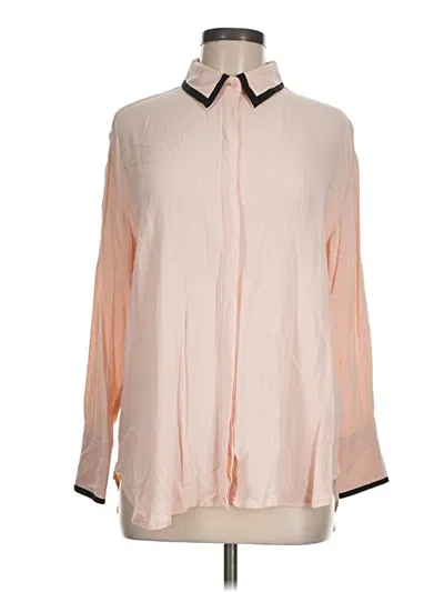 Pre-owned Old Navy Long Sleeve Blouse In Pink
