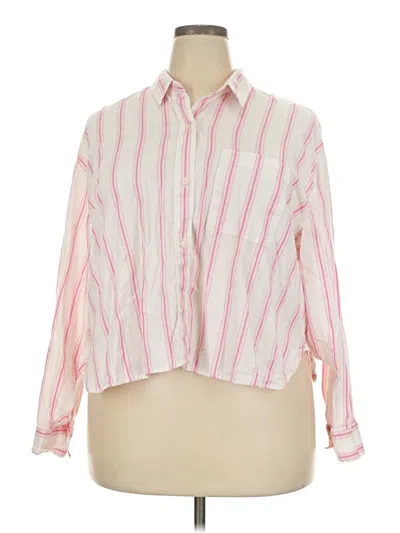 Pre-owned Old Navy Long Sleeve Blouse In Pink