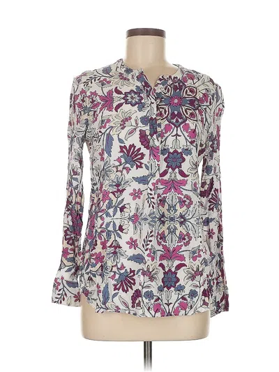 Pre-owned Old Navy Long Sleeve Blouse In Purple