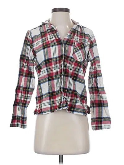 Pre-owned Old Navy Long Sleeve Blouse In Red