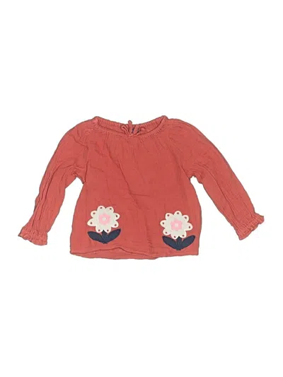 Pre-owned Old Navy Kids' Long Sleeve Blouse In Red