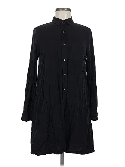 Pre-owned Old Navy Long Sleeve Button Down Shirt In Black