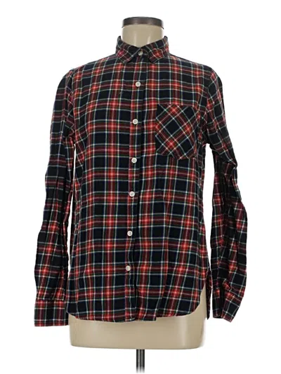 Pre-owned Old Navy Long Sleeve Button Down Shirt In Black