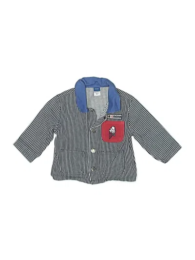 Pre-owned Old Navy Babies' Long Sleeve Button Down Shirt In Blue