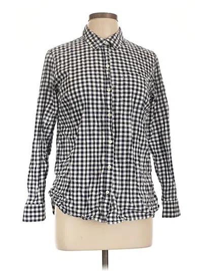 Pre-owned Old Navy Long Sleeve Button Down Shirt In Gray