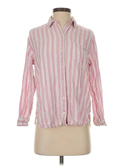 Pre-owned Old Navy Long Sleeve Button Down Shirt In Pink