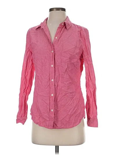 Pre-owned Old Navy Long Sleeve Button Down Shirt In Pink