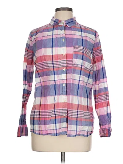 Pre-owned Old Navy Long Sleeve Button Down Shirt In Pink