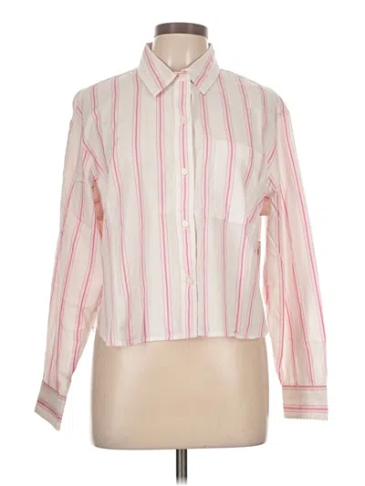 Pre-owned Old Navy Long Sleeve Button Down Shirt In Pink