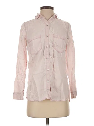 Pre-owned Old Navy Long Sleeve Button Down Shirt In Pink