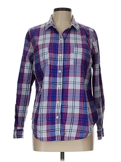 Pre-owned Old Navy Long Sleeve Button Down Shirt In Purple