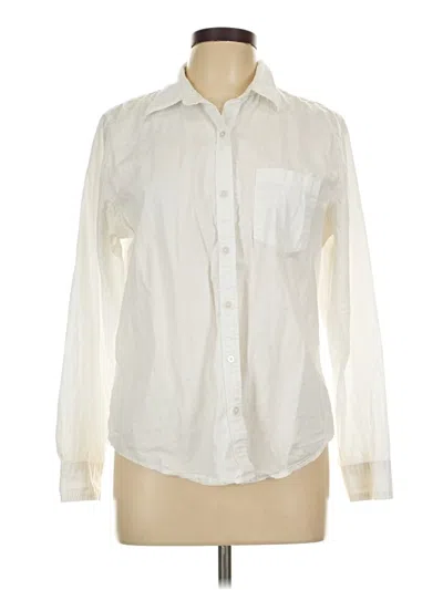 Pre-owned Old Navy Long Sleeve Button Down Shirt In White