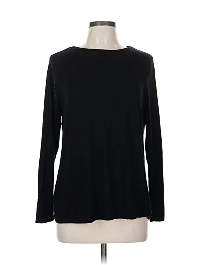 Pre-owned Old Navy Long Sleeve T-shirt In Black