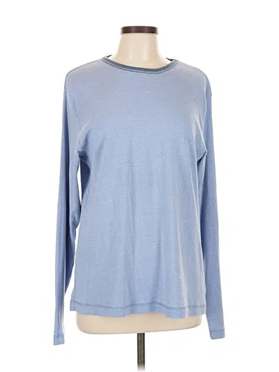 Pre-owned Old Navy Long Sleeve T-shirt In Blue
