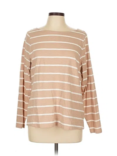 Pre-owned Old Navy Long Sleeve T-shirt In Brown