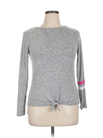 Pre-owned Old Navy Long Sleeve T-shirt In Gray