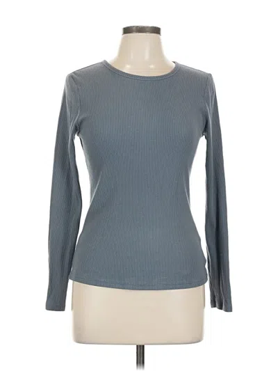 Pre-owned Old Navy Long Sleeve T-shirt In Gray