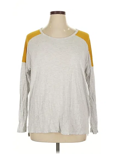 Pre-owned Old Navy Long Sleeve T-shirt In Gray