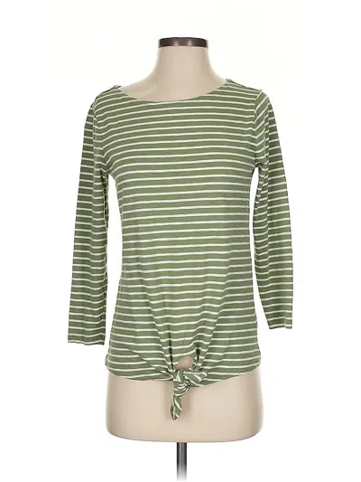 Pre-owned Old Navy Long Sleeve T-shirt In Green