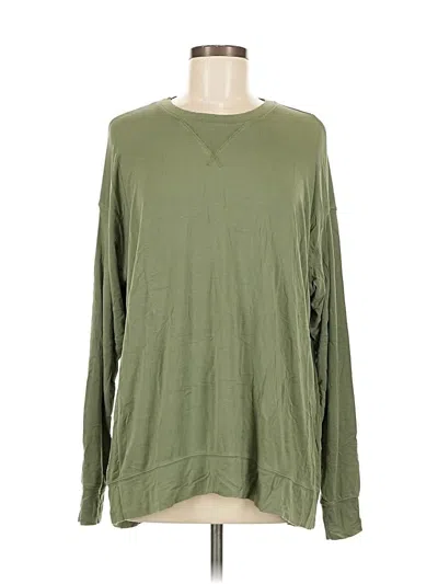 Pre-owned Old Navy Long Sleeve T-shirt In Green