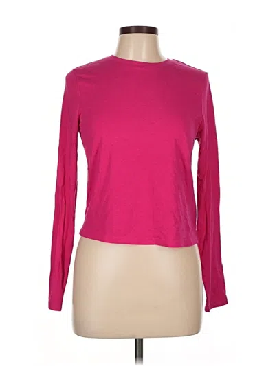 Pre-owned Old Navy Long Sleeve T-shirt In Pink