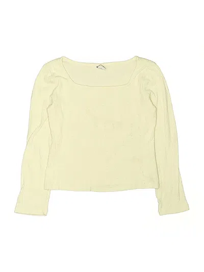 Pre-owned Old Navy Kids' Long Sleeve T-shirt In White