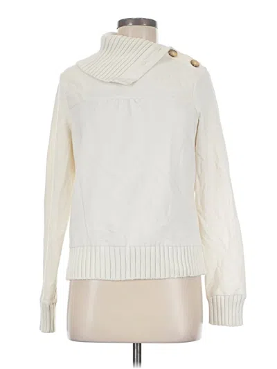 Pre-owned Old Navy Long Sleeve Top Ivory Turtleneck Tops