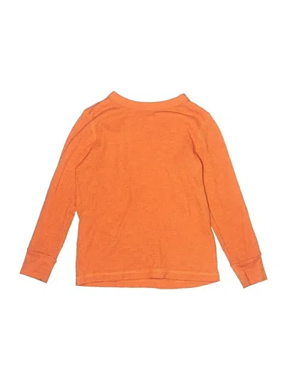 Pre-owned Old Navy Kids' Long Sleeve Top Orange Tops