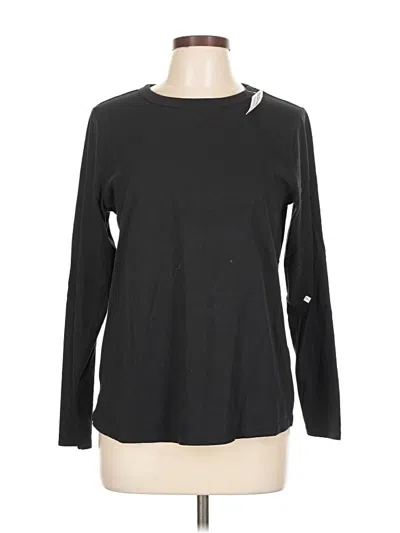 Pre-owned Old Navy Long Sleeve T-shirt In Black