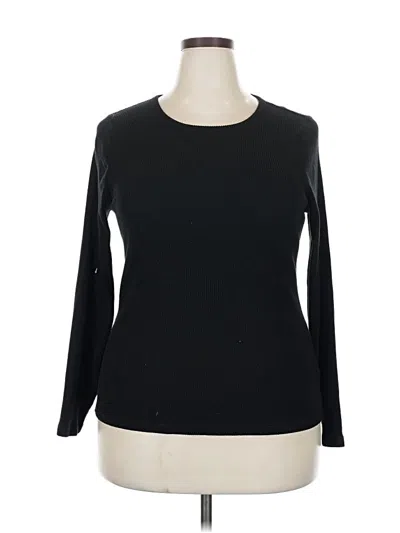 Pre-owned Old Navy Long Sleeve T-shirt In Black