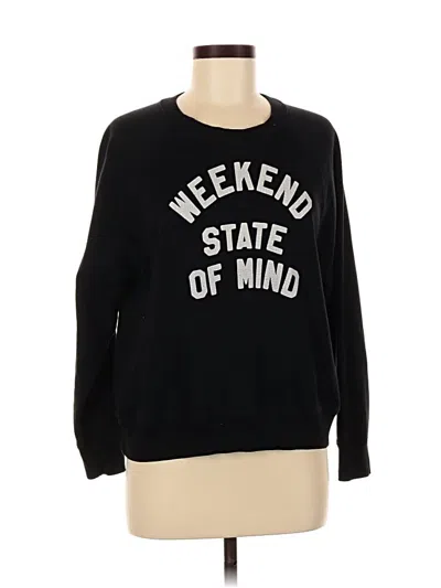 Pre-owned Old Navy Long Sleeve T-shirt In Black