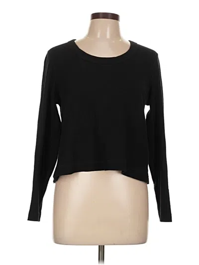 Pre-owned Old Navy Long Sleeve T-shirt In Black